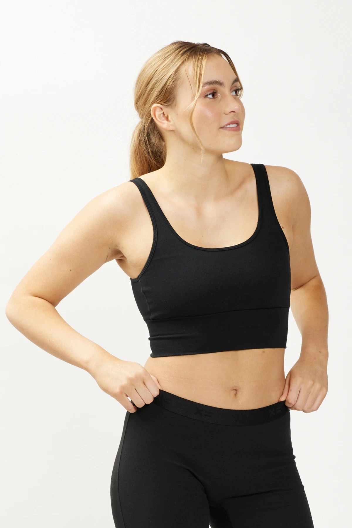 Longline Scoop Bra - X= Black(Longline Scoop Bra Black) 3 Longline Scoop Bra - X= Black(Longline Scoop Bra Black) - Image 3