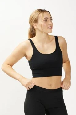 Longline Scoop Bra - Chai(Longline Scoop Bra Chai) -Tomboyx Underwear Store Longline Scoop Bra Black OF 1 5cb532bd 3c9b 4ec3 855b 5890e32b7575