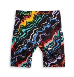 Swim 9" Shorts With Pocket - Making Waves(Swim 9 Shorts With Pocket Making Waves) -Tomboyx Underwear Store MakeWavesSwim9inShort2