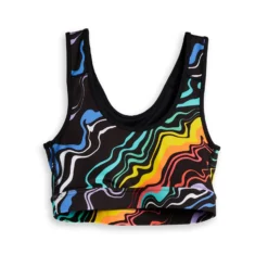 Swim Sport Compression Top - Making Waves(Swim Sport Compression Top Making Waves) -Tomboyx Underwear Store MakeWavesSwimSportCompressionTop4