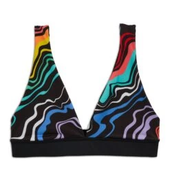 Swim Reversible Plunge Top - Making Waves(Swim Reversible Plunge Top Making Waves) -Tomboyx Underwear Store MakingWaves Swim Reversible Plunge Top 1