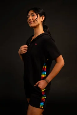 Anywhere Romper - Metallic Rainbow(Anywhere Romper Metallic Rainbow) -Tomboyx Underwear Store MetallicRainbowRomperOF2