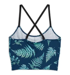 Longline Bra Top - TENCEL™Modal Botanical(Longline Bra Top Tencel Modal Botanical) -Tomboyx Underwear Store Modal Botanical Longline Bra Top 3