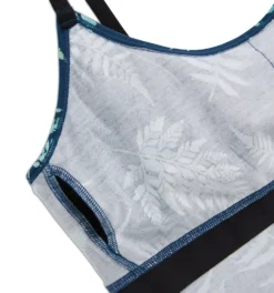 Longline Bra Top - TENCEL™Modal Botanical(Longline Bra Top Tencel Modal Botanical) -Tomboyx Underwear Store Modal Botanical Longline Bra Top 5