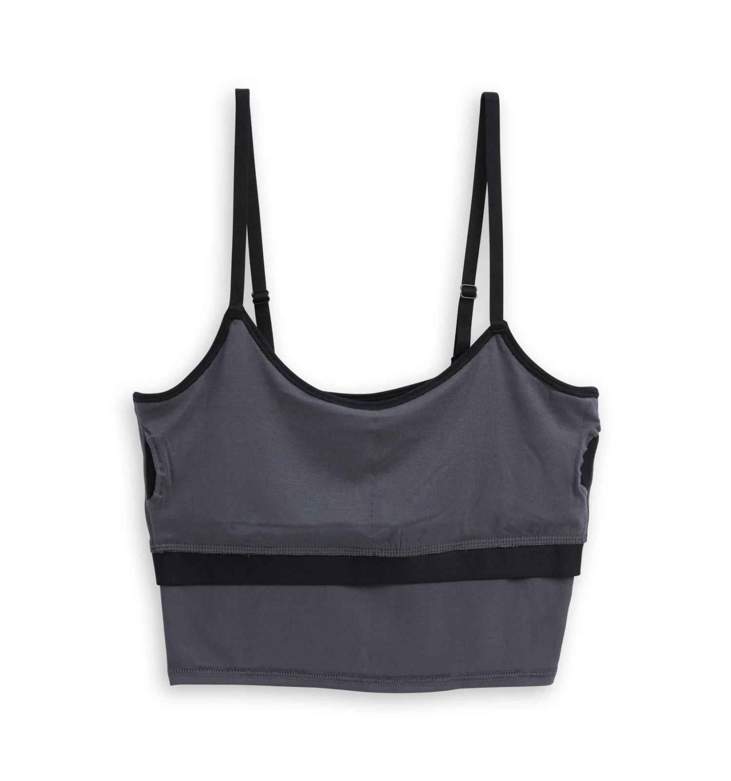 Longline Bra Top - TENCEL™ Modal Slate(Longline Bra Top Tencel Modal Slate) 4 Longline Bra Top - TENCEL™ Modal Slate(Longline Bra Top Tencel Modal Slate) - Image 4