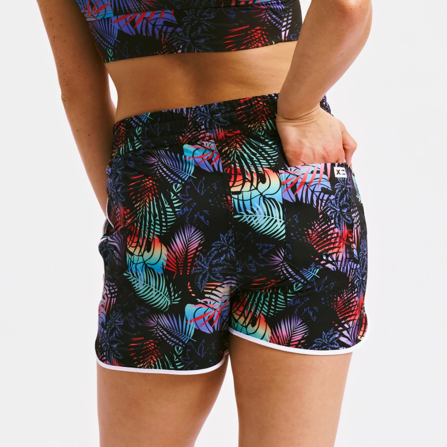 Swim 2.5" High Waisted Board Shortie - Palm Dreams(Swim 2 5 High Waisted Board Shortie Palm Dreams) 3 Swim 2.5" High Waisted Board Shortie - Palm Dreams(Swim 2 5 High Waisted Board Shortie Palm Dreams) - Image 3