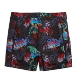 Swim 4.5" Shorts - Palm Dreams(Swim 4 5 Shorts Palm Dreams) -Tomboyx Underwear Store Palm Dreams Swim 4.5 Shorts 2
