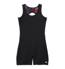 Swim 6" Reversible Sleeveless Unisuit - Palm Dreams(Swim 6 Reversible Sleeveless Unisuit Palm Dreams) -Tomboyx Underwear Store Palm Dreams Swim 6 Reversible Unisuit 3