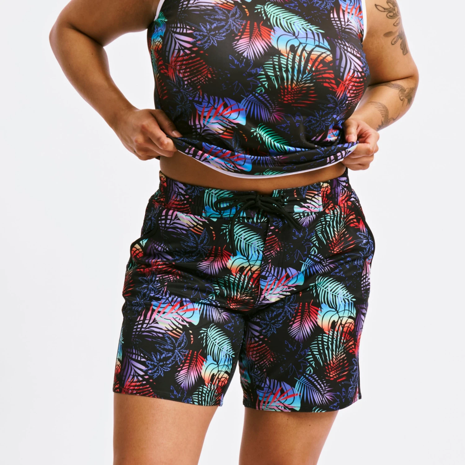Swim 7" Heritage Board Shorts - Palm Dreams(Swim 7 Heritage Board Shorts Palm Dreams)