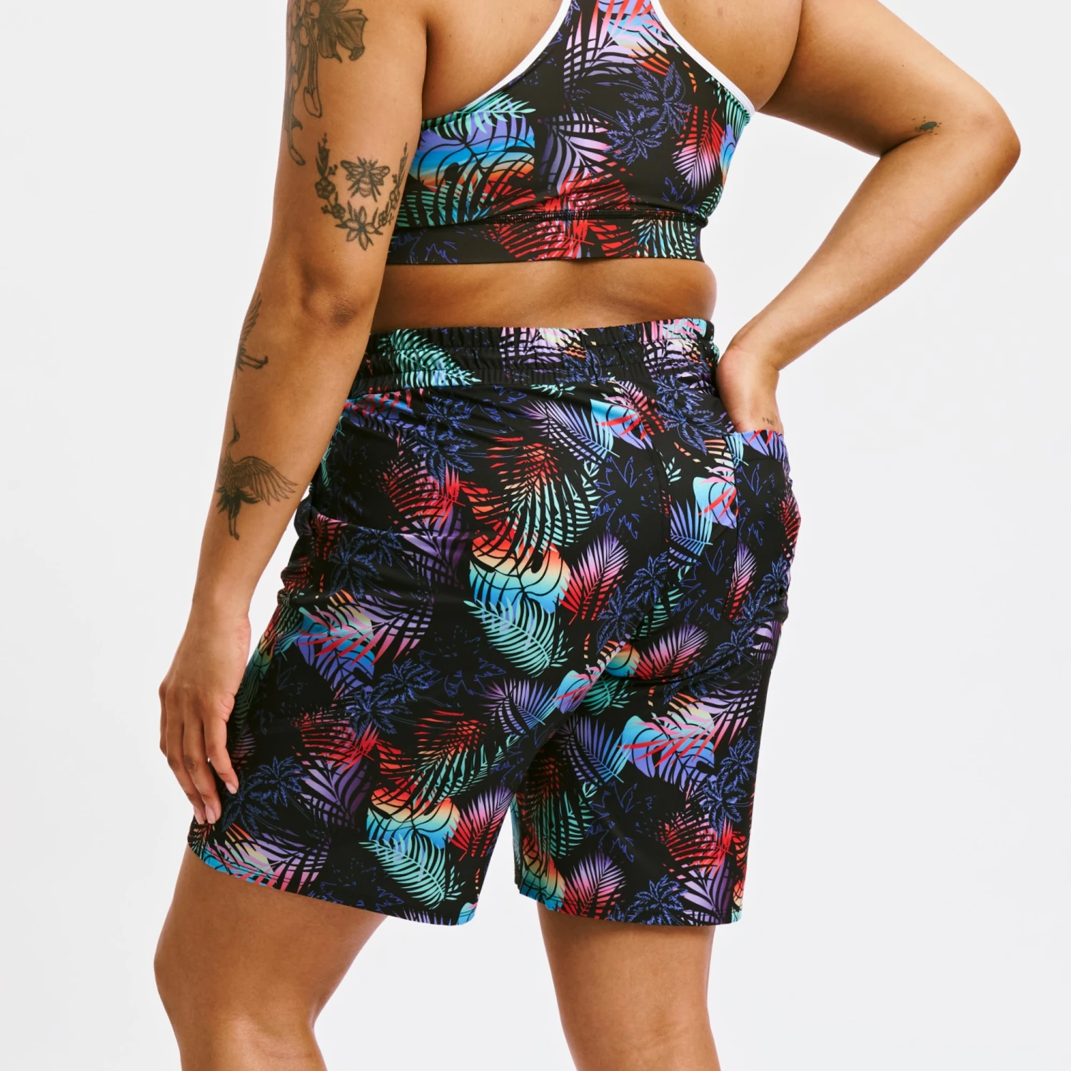 Swim 9" Lined Board Shorts - Palm Dreams(Swim 9 Lined Board Shorts Palm Dreams) 2 Swim 9" Lined Board Shorts - Palm Dreams(Swim 9 Lined Board Shorts Palm Dreams) - Image 2