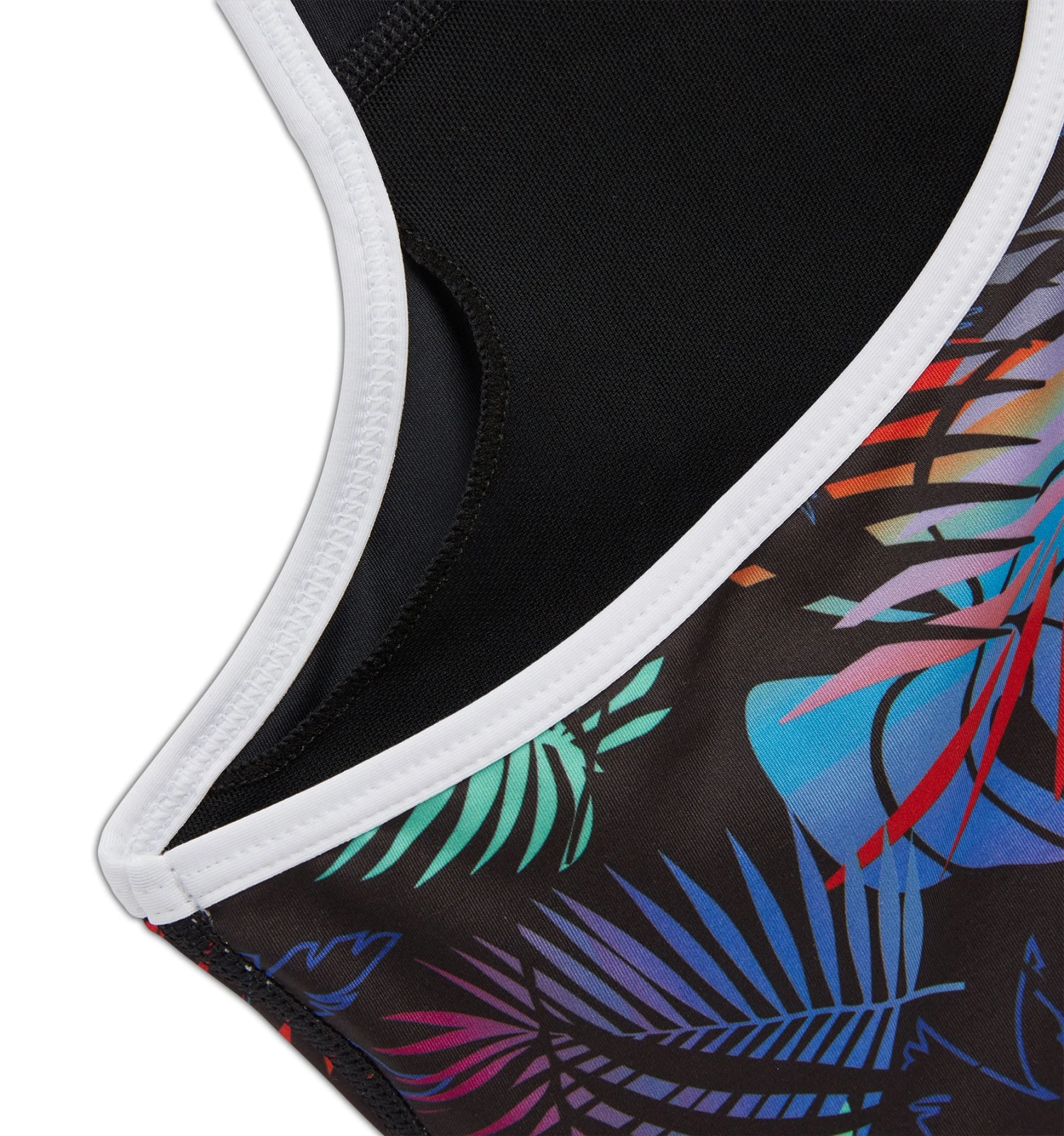 Swim Racerback Zip Compression Top - Palm Dreams(Swim Racerback Zip Compression Top Palm Dreams) 6 Swim Racerback Zip Compression Top - Palm Dreams(Swim Racerback Zip Compression Top Palm Dreams) - Image 6