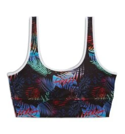 Swim Straight Up Longline Top- Palm Dreams(Straight Up Longline Top Palm Dreams) -Tomboyx Underwear Store Palm Dreams Swim Straight Up Longline Top 1
