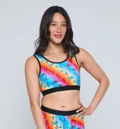 Essentials Soft Bra - Pride Rainbow Dragon(Essentials Soft Bra Pride Rainbow Dragon)