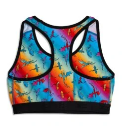 Racerback Soft Bra - Pride Rainbow Dragon(Racerback Soft Bra Pride Rainbow Dragon) -Tomboyx Underwear Store Pride Rainbow Dragon Racerback Bra 2
