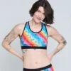 Racerback Soft Bra - Pride Rainbow Dragon(Racerback Soft Bra Pride Rainbow Dragon)