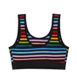 Essentials Soft Bra - Progress Pride Stripes(Esb Progress) -Tomboyx Underwear Store ProgressPrideStripes EssentialBra 2