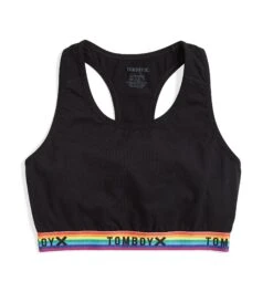 Racerback Soft Bra - Black Rainbow(Racerback Soft Bra Next Gen Black Rainbow)
