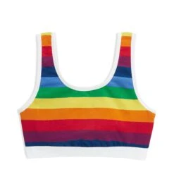 Essentials Soft Bra - Rainbow Pride Stripes(Essentials Soft Bra Rainbow Pride Stripes)
