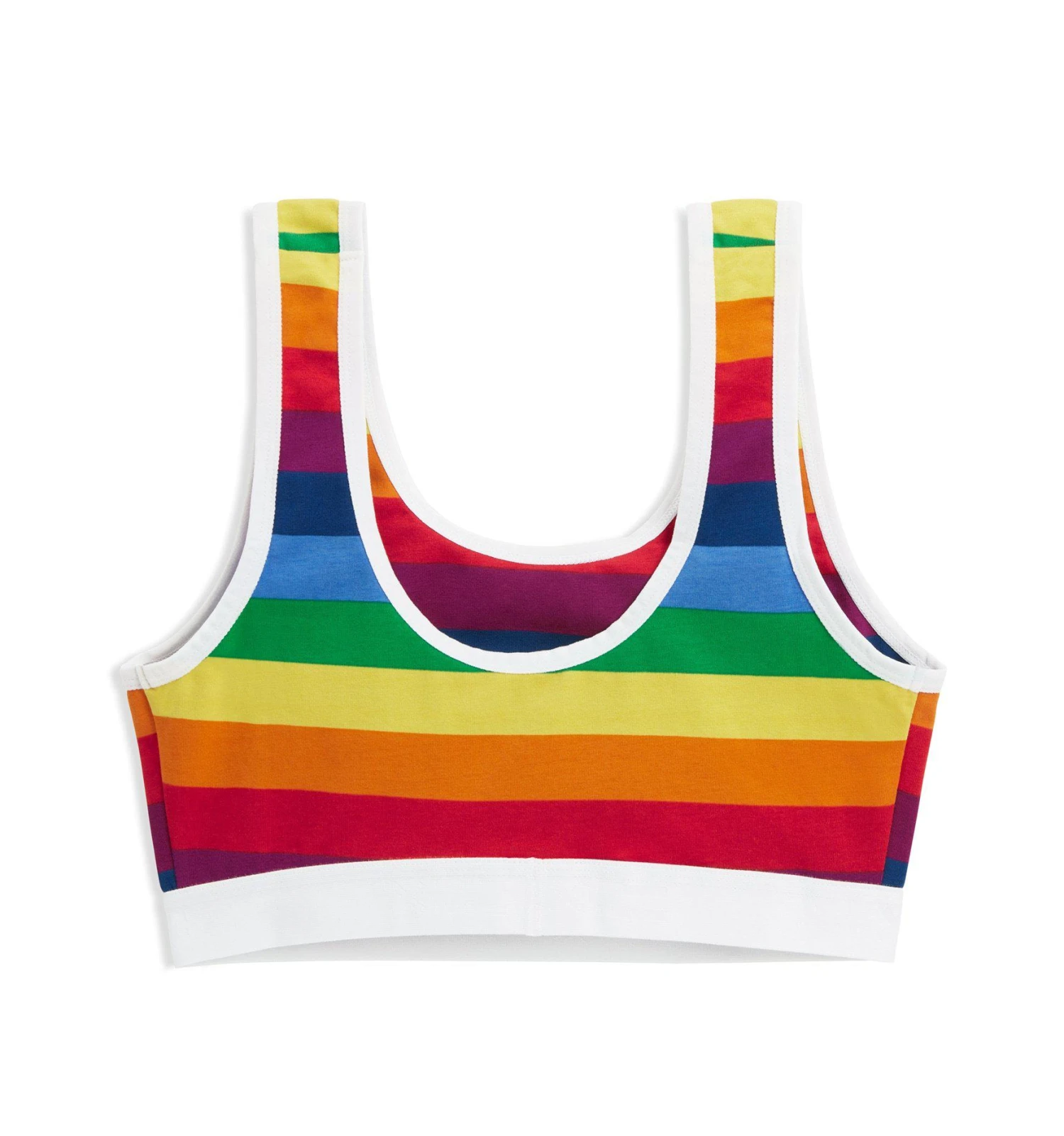 Essentials Soft Bra - Rainbow Pride Stripes(Essentials Soft Bra Rainbow Pride Stripes) 2 Essentials Soft Bra - Rainbow Pride Stripes(Essentials Soft Bra Rainbow Pride Stripes) - Image 2
