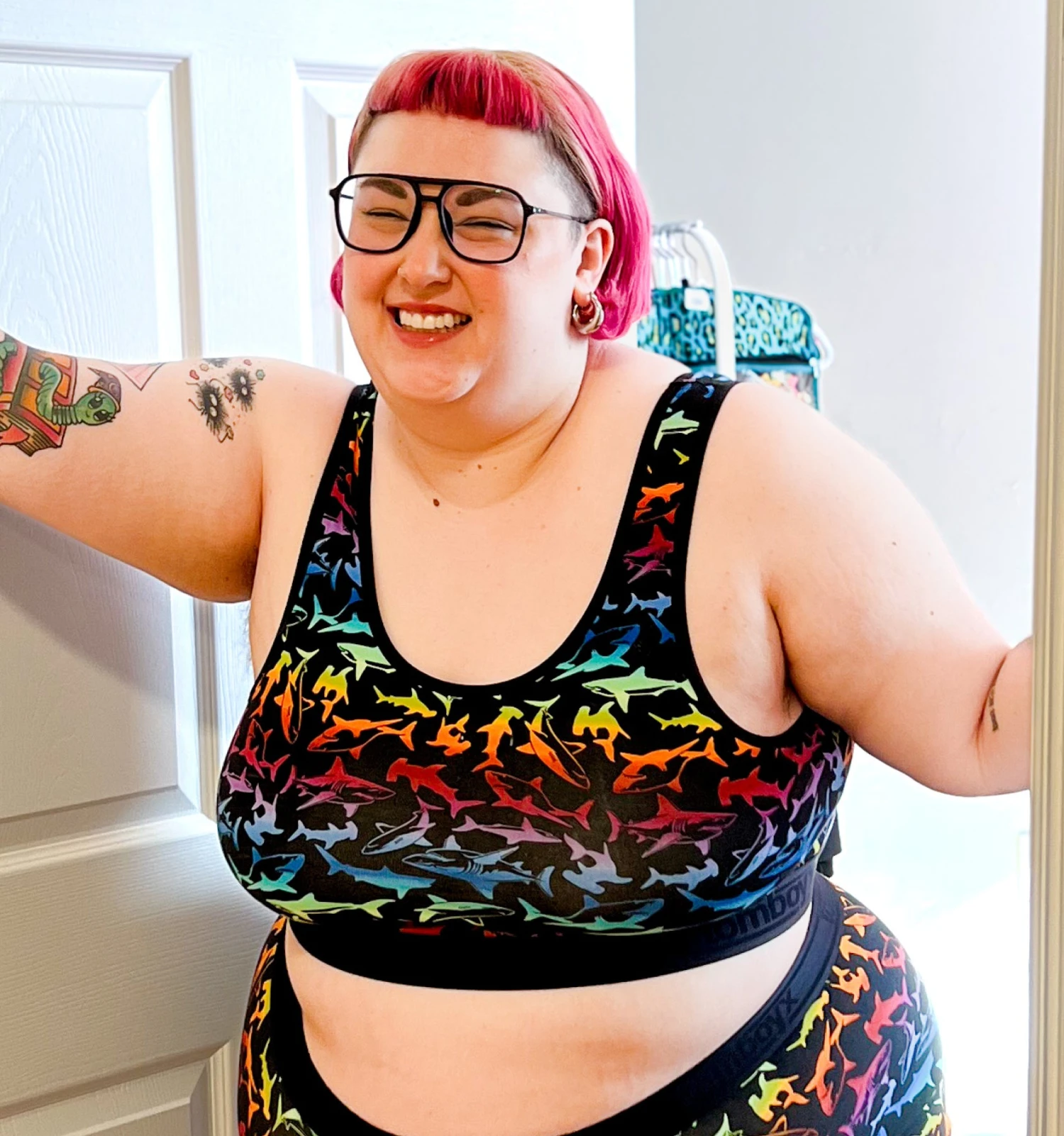 Essentials Soft Bra - Shark Frenzy(Essentials Soft Bra Shark Frenzy) 2 Essentials Soft Bra - Shark Frenzy(Essentials Soft Bra Shark Frenzy) - Image 2