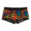Boy Shorts - Rainbow Houndstooth(Boy Shorts Rainbow Houndstooth)