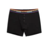 6" Fly Boxer Briefs - Black Rainbow Logo(6 Fly Boxer Briefs Rainbow Logo)