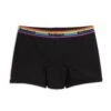 First Line Period 4.5" Trunks - Black Rainbow Logo(First Line Period 4 5 Trunks Black Rainbow Logo)