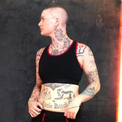 Racerback Soft Bra - Red Edge(Racerback Soft Bra Red Edge) -Tomboyx Underwear Store Red Edge Racerback Soft BraEd1