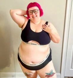 Boy Shorts - Retro Black(Boy Shorts Retro Black) -Tomboyx Underwear Store RetroBlackBoyShorts UGC