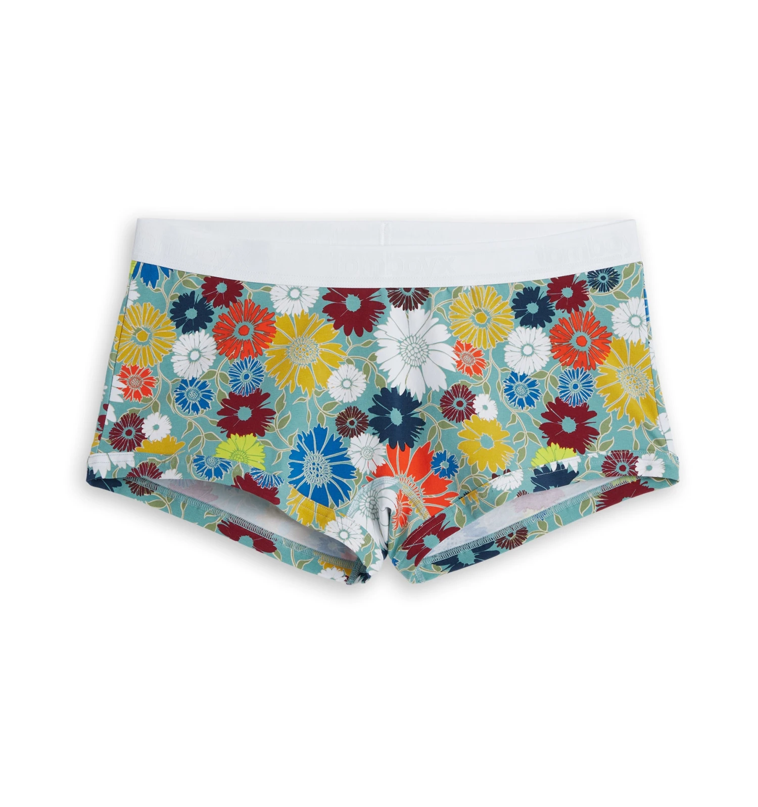 Boy Shorts - Retro Buds(Boy Shorts Retro Buds) 1 Boy Shorts - Retro Buds(Boy Shorts Retro Buds)