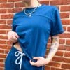 Cotton Vintage Tee - Retro Blue(Cotton Vintage Tee Retro Blue)