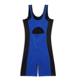 Swim 6" Racerback Unisuit - Royal(Swim 6 Racerback Unisuit Royal) -Tomboyx Underwear Store Royal Swim 6in Racerback Unisuit 2