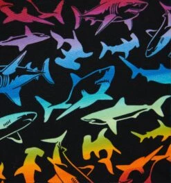 Essentials Soft Bra - Shark Frenzy(Essentials Soft Bra Shark Frenzy) 12 Essentials Soft Bra - Shark Frenzy(Essentials Soft Bra Shark Frenzy) -Tomboyx Underwear Store SharkFrenzyFabricDetail 2