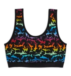 Essentials Soft Bra - Shark Frenzy(Essentials Soft Bra Shark Frenzy) 10 Essentials Soft Bra - Shark Frenzy(Essentials Soft Bra Shark Frenzy) -Tomboyx Underwear Store Shark Frenzy Essentials Soft Bra 1