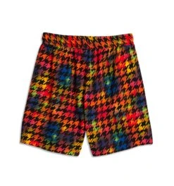 Solarmesh 7" Short - Rainbow Houndstooth(Solarmesh 7 Short Rainbow Houndstooth) -Tomboyx Underwear Store Solarmesh Rainbow Houndstooth 7in Short 2