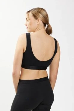 Straight Up Soft Bra - X= Black(Straight Up Soft Bra X Black) -Tomboyx Underwear Store Straight Up Soft Bra X Black OF 2