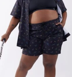 Swim 7" Heritage Board Short - Island Time(Swim 7 Heritage Board Short Island Time) -Tomboyx Underwear Store Swim Island Time 7in Board Short On Fig 1