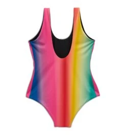 Swim Reversible One-Piece - Melting Rainbow(Swim Reversible One Piece Melting Rainbow) -Tomboyx Underwear Store Swim Melting Rainbow Reversible One Piece 2