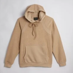 Inside Out French Terry Hoodie - Taupe(Inside Out French Terry Hoodie Taupe) -Tomboyx Underwear Store Taupe Inside Out French Terry Hoodie 1