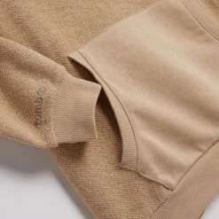 Inside Out French Terry Hoodie - Taupe(Inside Out French Terry Hoodie Taupe) -Tomboyx Underwear Store Taupe Inside Out French Terry Hoodie 3