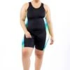 Swim 6" Racerback Unisuit - Under The Surface(Swim 6 Racerback Unisuit Black Ombre)