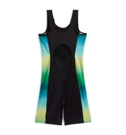 Swim 6" Racerback Unisuit - Under The Surface(Swim 6 Racerback Unisuit Black Ombre) -Tomboyx Underwear Store Under The Surface Swim 6in Racerback Unisuit 2