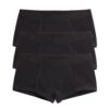 Boy Shorts 3-Pack - X= Black(Boy Shorts 3 Pack X Black)