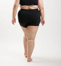 4.5" Trunks 3-Pack - Cotton Black Rainbow Logo(4 5 Trunks 3 Pack Cotton Black Rainbow Logo) -Tomboyx Underwear Store x Black 4.5in Trunks On Fig 4 5aff0737 bf36 4680 982d 930293e355df