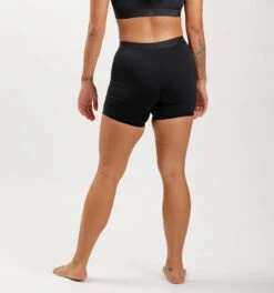 6" Fly Boxer Briefs - Caribbean Sea(6 Fly Boxer Briefs Caribbean Sea) -Tomboyx Underwear Store x Black 6in Fly Boxer Brief On Fig 2 73dab64d e6c7 4bfd 95ba 4e288380cc60