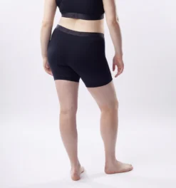 6" No Fly Boxer Briefs - Black Rainbow Logo(6 No Fly Boxer Briefs Rainbow Logo) -Tomboyx Underwear Store x Black 6in No Fly Boxer Brief On Fig 2 3bb8501a 00ff 426b a756 e77b38fbdc78