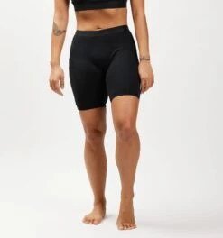 9" Boxer Briefs - TENCEL™ Modal Orchid(9 Boxer Briefs Orchid) -Tomboyx Underwear Store x Black 9in Boxer Briefs On Fig 1 ce1883e9 c348 416d a13f 01ea65254b9a 10