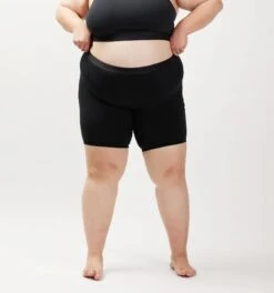 9" Boxer Briefs - Shark Frenzy(9 Boxer Briefs Shark Frenzy) -Tomboyx Underwear Store x Black 9in Boxer Briefs On Fig 3 64f2073d d737 42ae 88de bf77e4330db9 4