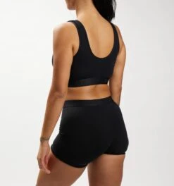 Essentials Soft Bra - Black Logo(Essentials Soft Bra Black Logo V2) 8 Essentials Soft Bra - Black Logo(Essentials Soft Bra Black Logo V2) -Tomboyx Underwear Store x Black Essentials Soft Bra On Fig 2 b270876e 05e9 4851 86a1 40aa98166d3a