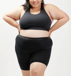 Racerback Soft Bra - Black X= Rainbow(Racerback Soft Bra Black X Rainbow) -Tomboyx Underwear Store x Black Racerback Soft Bra On Fig 3 600de4f6 6247 48d7 b72c e71edeb2315d 3